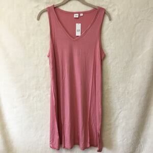 GAP Factory Pink Sleeveless Swing Dress
